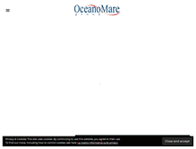 Tablet Screenshot of oceanomaregroup.com